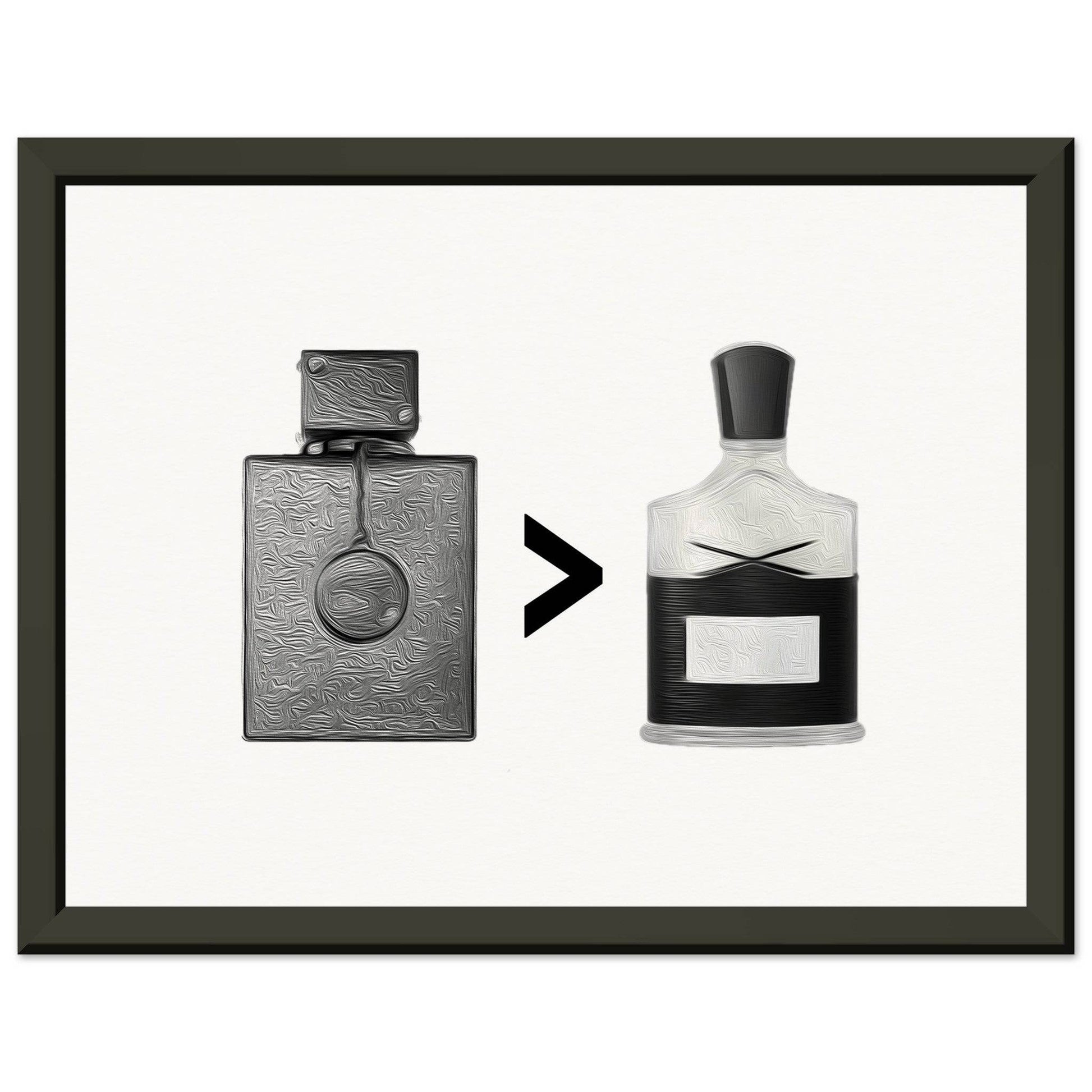 The King vs The Man Metal Framed Poster - Chaos Fragrances