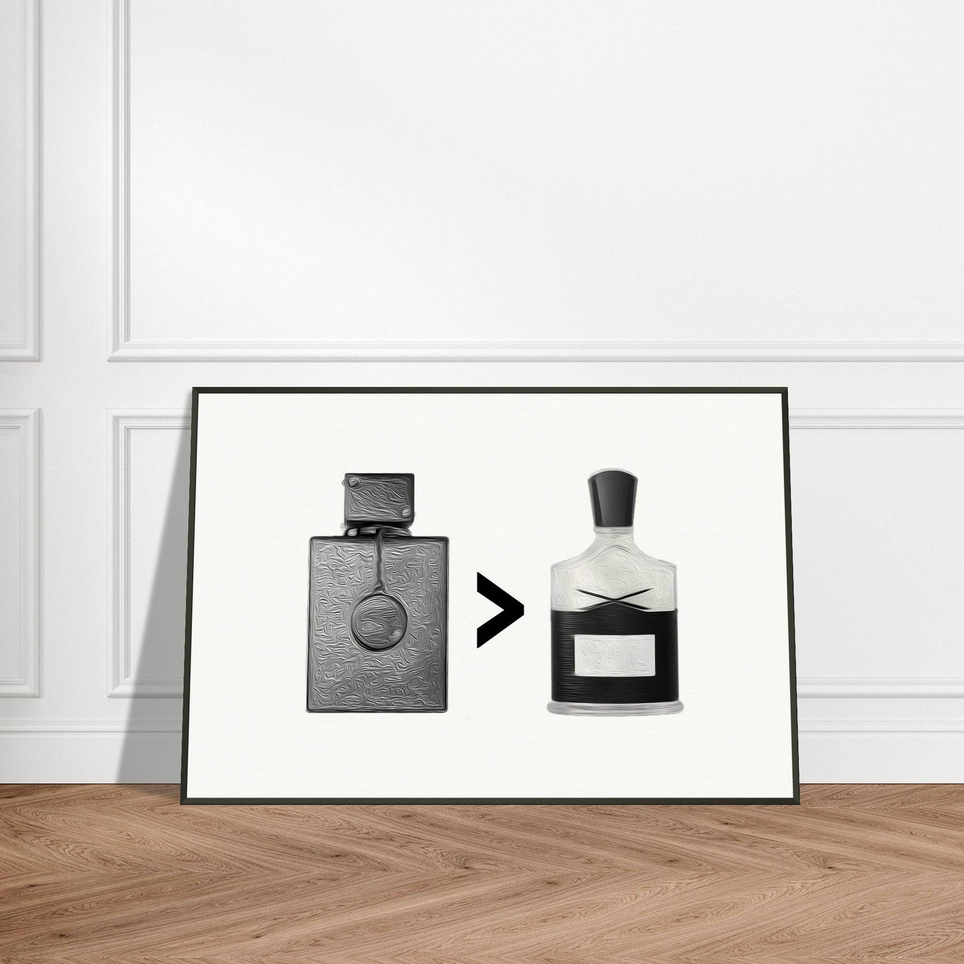The King vs The Man Metal Framed Poster - Chaos Fragrances