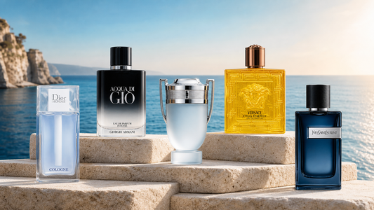 Five standout bottles from the 10 best summer fragrances for men in 2026