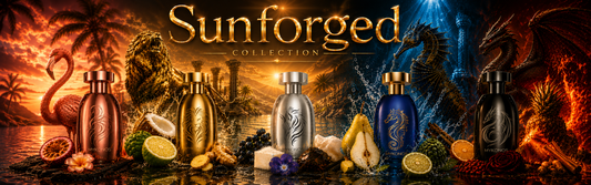Mykonos Sunforged fragrance collection