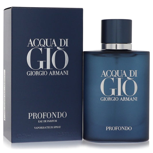 Acqua di Gio Profondo with five ranked marine, citrus, aromatic, and woody alternatives