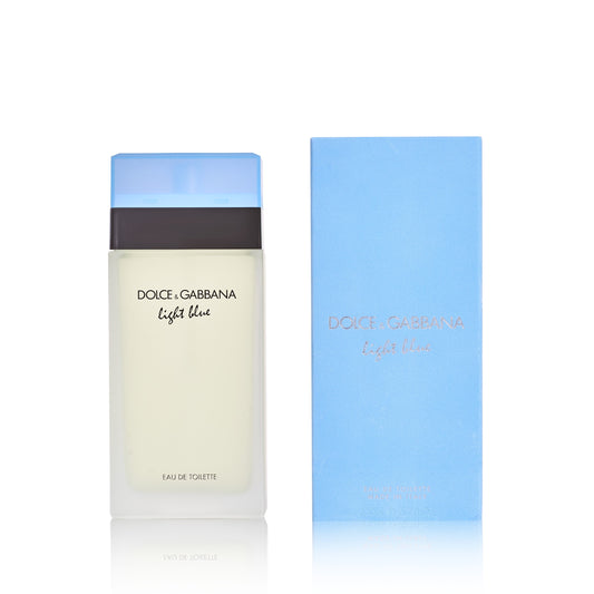 Dolce & Gabbana Light Blue Eau de Toilette for women with five ranked citrus, apple, floral, cedar, and musk fragrance alternatives
