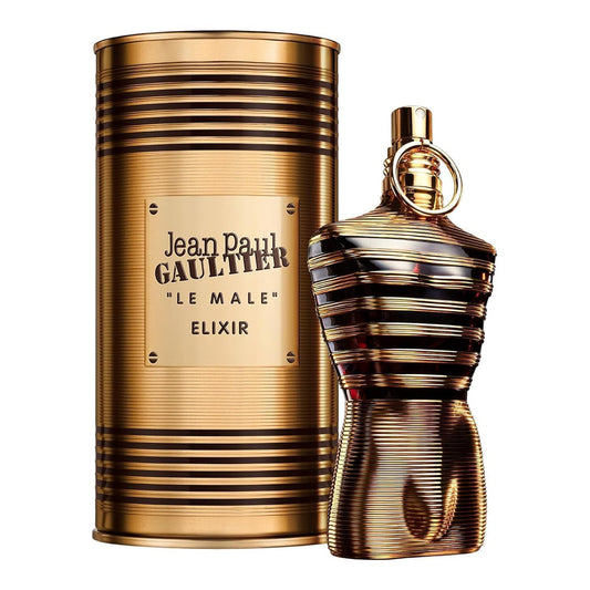 Jean Paul Gaultier Le Male Elixir with ranked mint, lavender, vanilla, honey, tonka bean, and tobacco fragrance clones