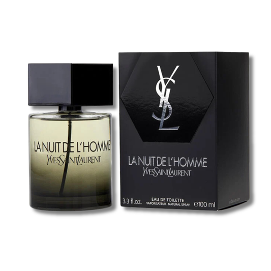 YSL La Nuit de L'Homme with five ranked cardamom, lavender, and woody alternatives