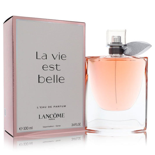 Lancôme La Vie Est Belle with ranked iris, praline, vanilla, patchouli, pear, and blackcurrant fragrance alternatives