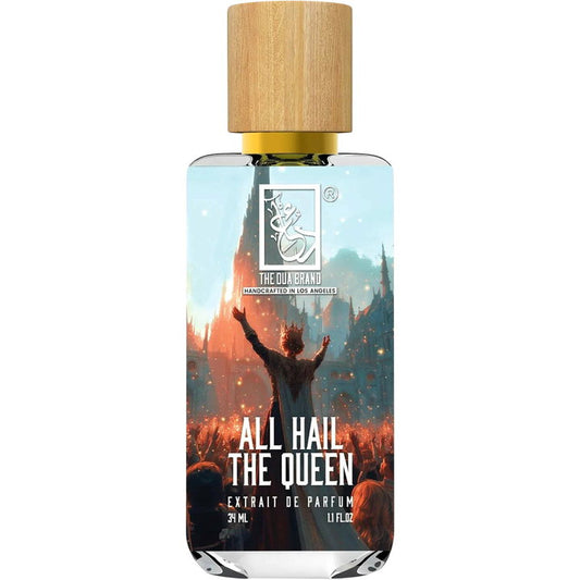 The Dua Brand All Hail the Queen fragrance bottle