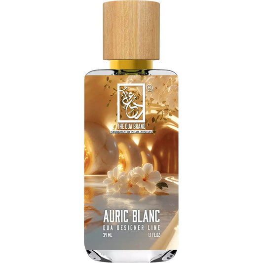 The Dua Brand Auric Blanc fragrance bottle