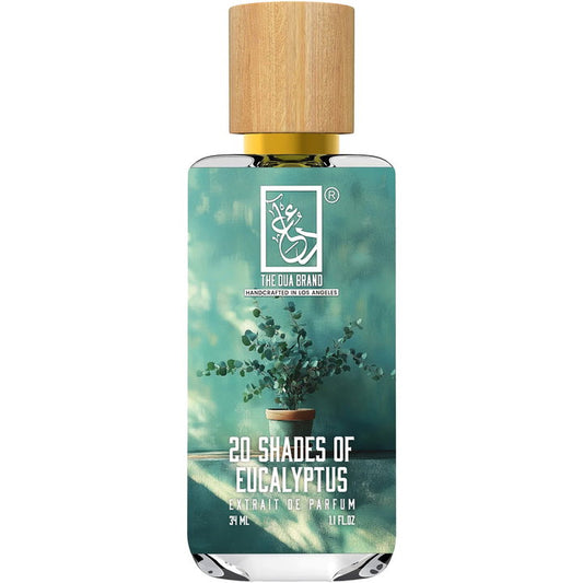 The Dua Brand 20 Shades of Eucalyptus fragrance bottle