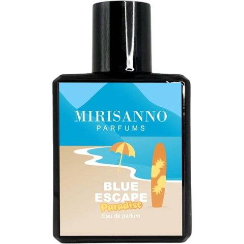 Mirisanno Blue Escape Paradise fragrance bottle