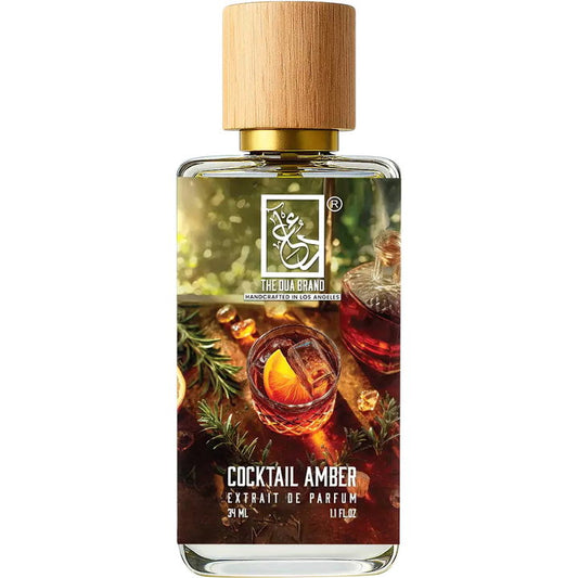 The Dua Brand Cocktail Amber fragrance bottle