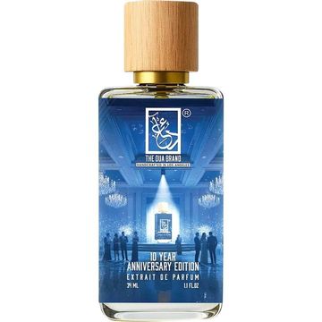 The Dua Brand 10 Year Anniversary Edition fragrance bottle