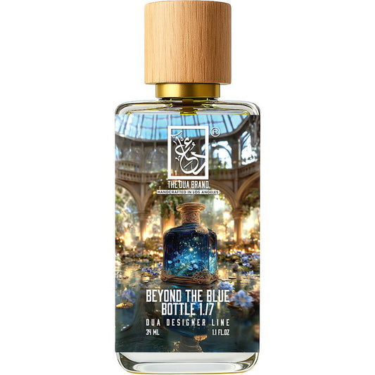 The Dua Brand Beyond the Blue Bottle 1./7 fragrance bottle