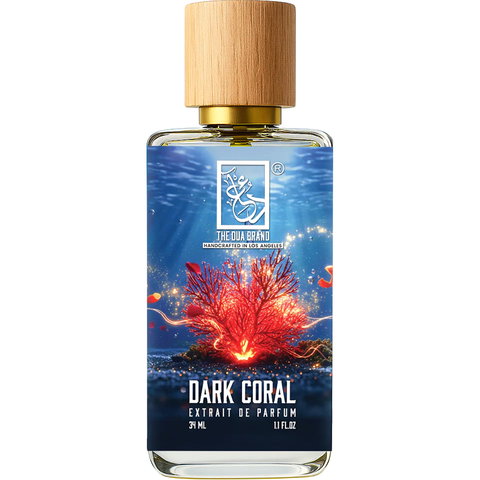 The Dua Brand Dark Coral fragrance bottle