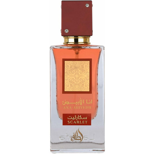Lattafa Ana Abiyedh Scarlet / انا الأبيض fragrance bottle