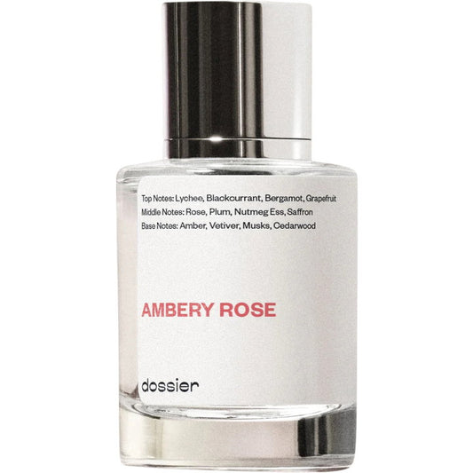 Dossier Ambery Rose fragrance bottle