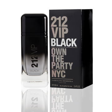 212 Vip Black EDP fragrance bottle