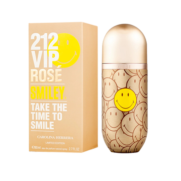 212 VIP Rose Smiley EDP fragrance bottle