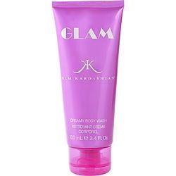 Kim Kardashian Creamy Body Wash 3.4 Oz For Women Kim Kardashian Glam fragrance bottle