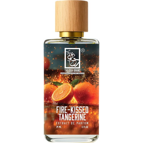 The Dua Brand Fire-Kissed Tangerine fragrance bottle