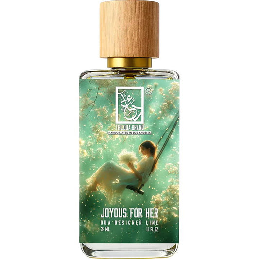 The Dua Brand Joyous for Her fragrance bottle