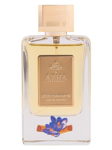 Azha Perfumes Blue Saffron fragrance bottle