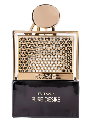 Lattafa Perfumes Rave Pure Desire Gold fragrance bottle