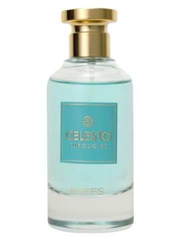 Riiffs Perfumes Celesto Turquoise fragrance bottle