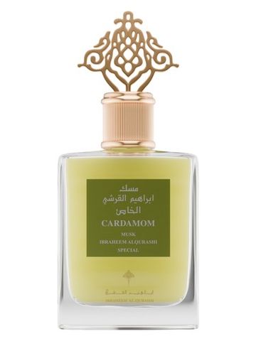 Ibraheem AlQurashi Cardamom Musk fragrance bottle