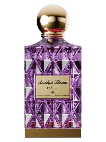 Ibraheem AlQurashi Amethyst Khozam fragrance bottle