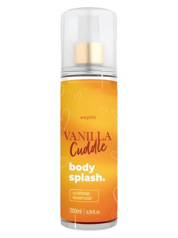 We Pink Vanilla Cuddle fragrance bottle