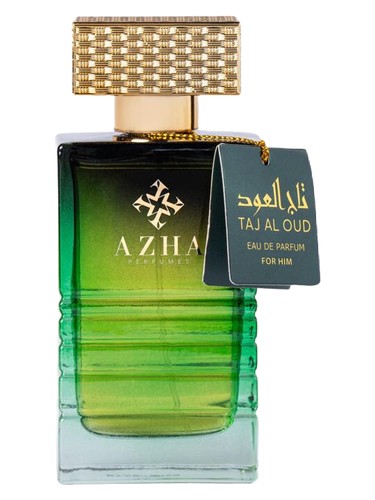 Azha Perfumes Taj Al Oud fragrance bottle