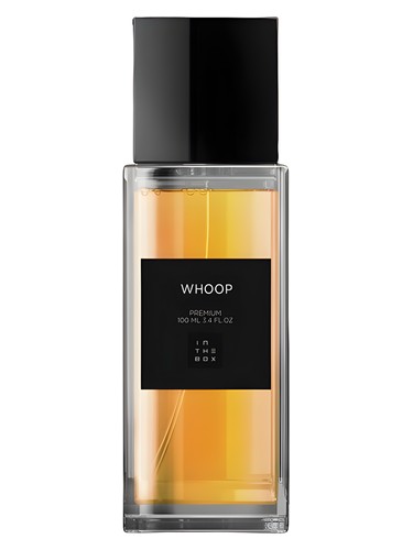 In The Box Whoop fragrance bottle