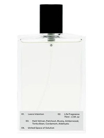 United Space of Solution Leere Intention fragrance bottle