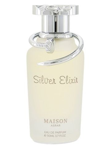 MAISON ASRAR Silver Elixir fragrance bottle