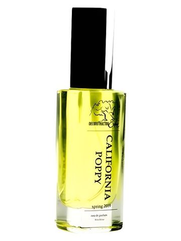 Deconstructing Eden California Poppy fragrance bottle