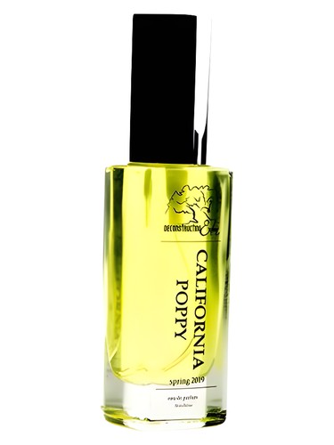 Deconstructing Eden California Poppy fragrance bottle