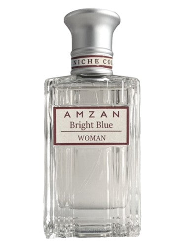 Amzan Bright Blue fragrance bottle