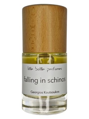 Little Bottle Perfumes falling in schinos fragrance bottle