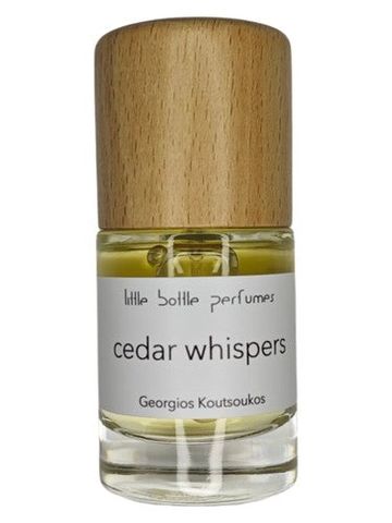 Little Bottle Perfumes cedar whispers fragrance bottle