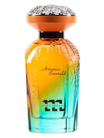 Luka Milano Artemus Emerald fragrance bottle