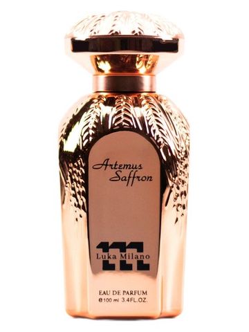 Luka Milano Artemus Saffron fragrance bottle