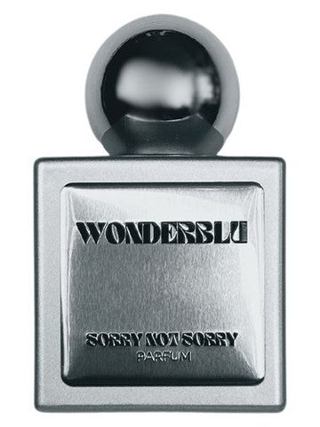 Sorry Not Sorry Wonderblu fragrance bottle