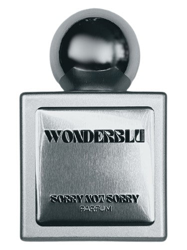 Sorry Not Sorry Wonderblu fragrance bottle