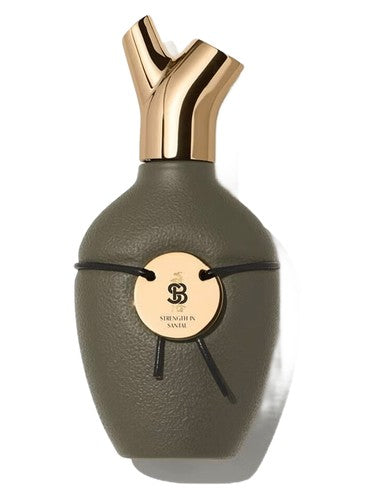 Scents of Wood Strength in Santal fragrance bottle