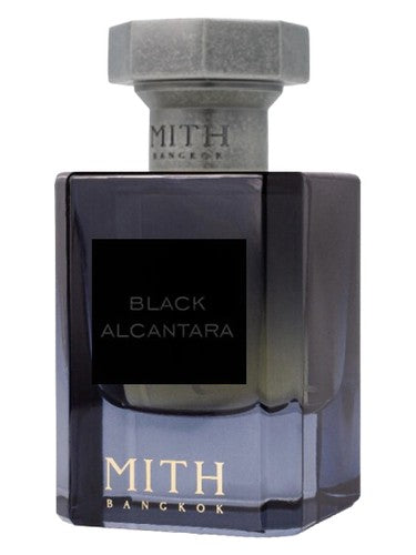 Mith Black Alcantara fragrance bottle