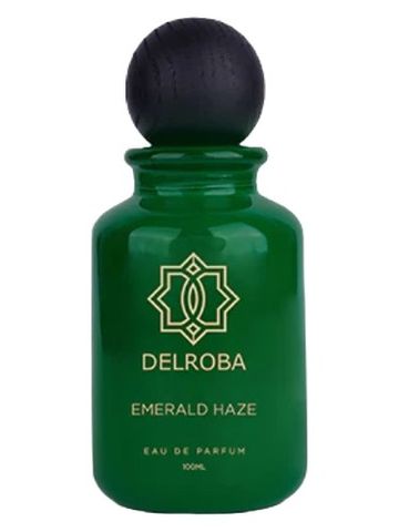 Delroba Emerald Haze fragrance bottle