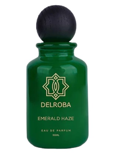 Delroba Emerald Haze fragrance bottle