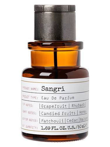 The Naxos Apothecary Sangri fragrance bottle