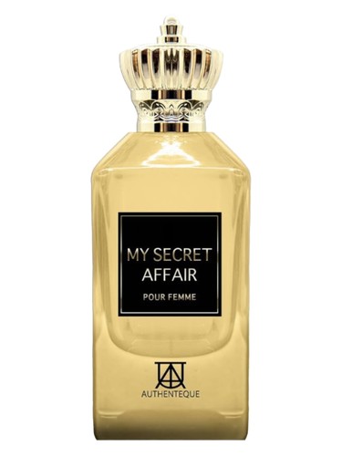 Authenteque Perfumes My Secret Affair fragrance bottle