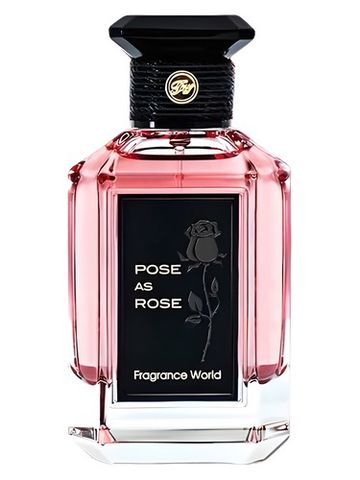 Fragrance World Pose As Rose fragrance bottle